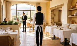 料理人の、もっと手前