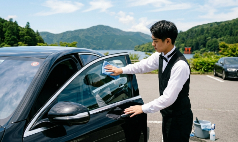 磨いたガラスの向こうに